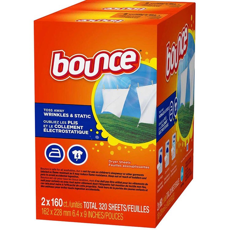 American Bounce Soft Paper/Scented Laundry Sheets for Drum Washing Machines and Dryers with a Fresh Scent