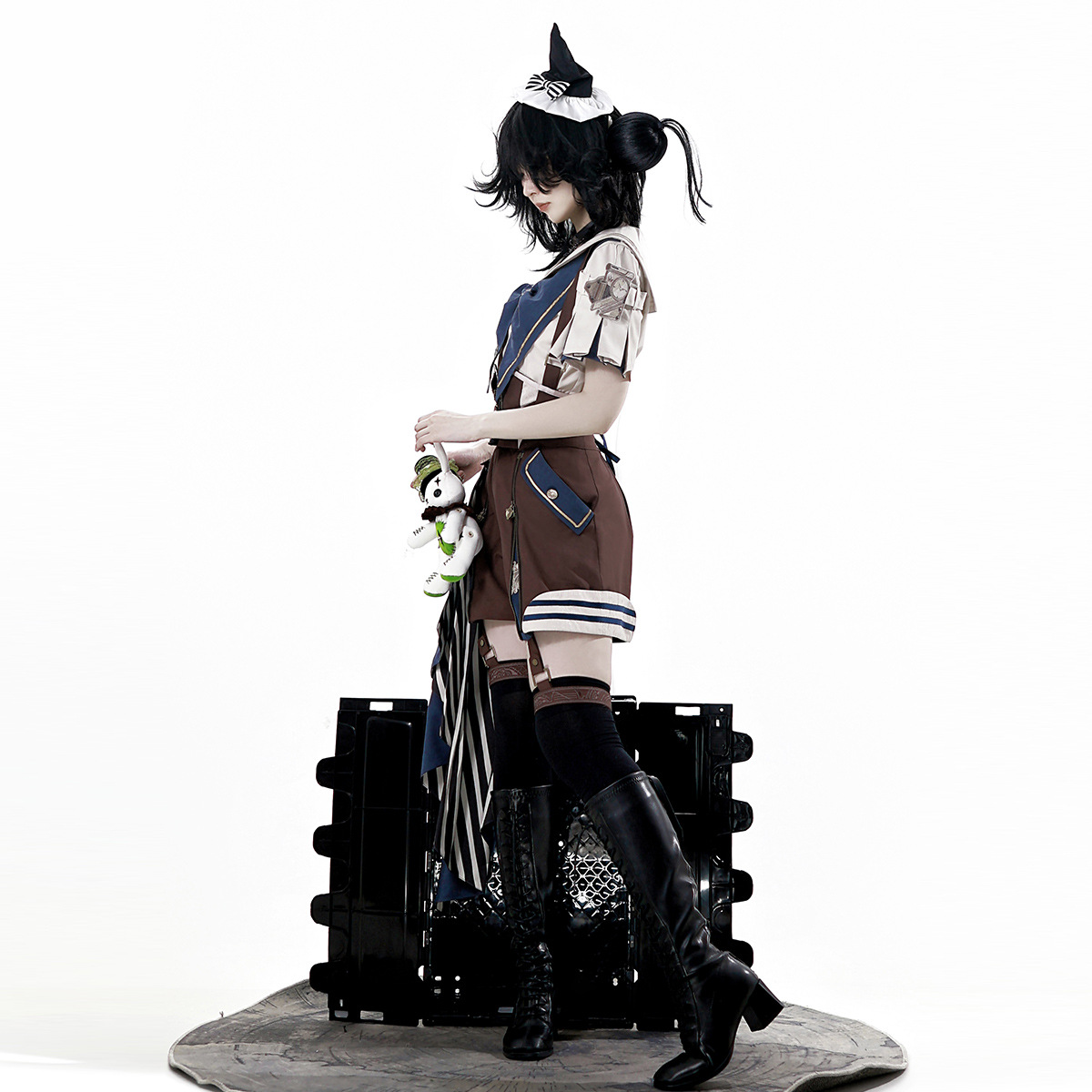 Bear Dou Sauce Original Inventor Lolita Female Lolita Trailing Jacket Shorts Sweet suit 7208