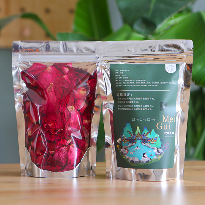 Yunnan Rose Petal Bath Natural Real Dried Flowers Foot Bath Hot Spring Homestay Hotel Milk Bubble Bath Factory