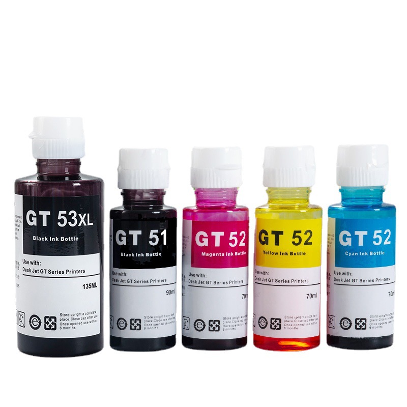 Wholesale Compatible Hp Ink Gt51/52/53/31/32 Continuous Supply Printer Ink Southeast Asia Best-Selling Ink