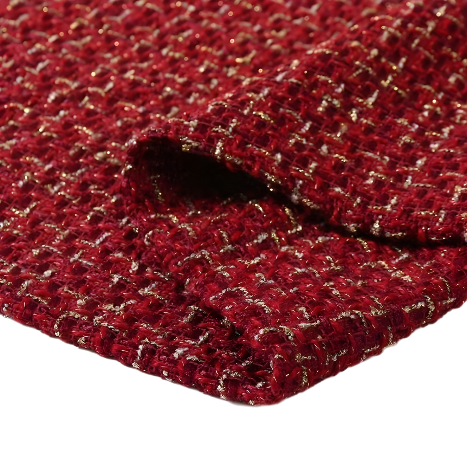 New Style Small Fragrance Gold Wire Plaid Fabric Handmade diy Bouquet Packaging Shoe Material Luggage Cloth