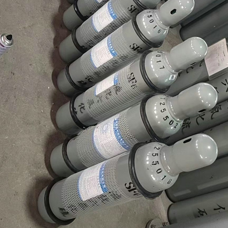 Sulfur Hexafluoride Gas Cylinder Manufacturers Wholesale Industrial Gas 99% Sulfur Hexafluoride Gas Cylinder