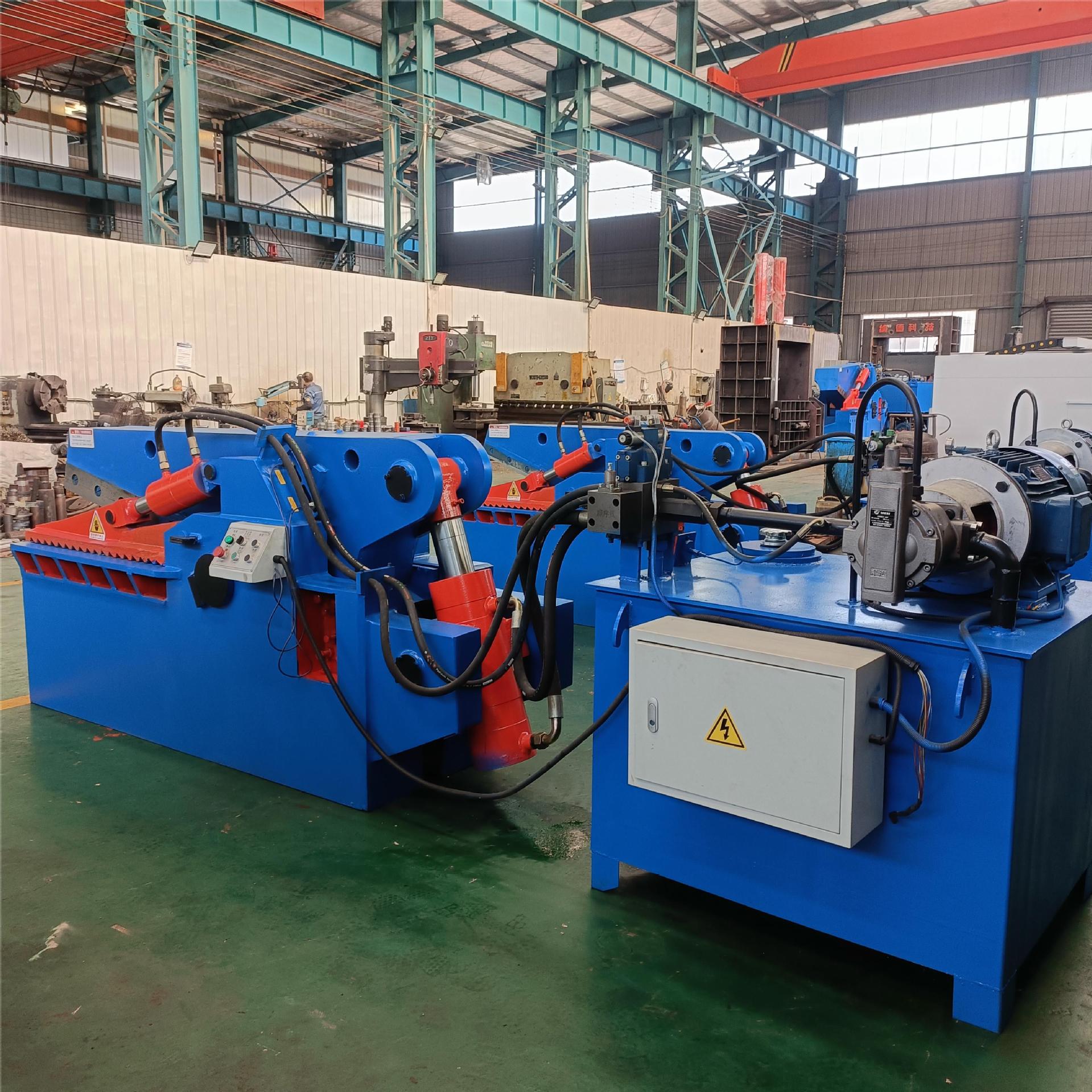 Factory Direct Supply Customized Q43-160 Ton Knife Mouth 1000 Type Crocodile Cutting Machine Motor 18.5Kw Cutting Steel Bar