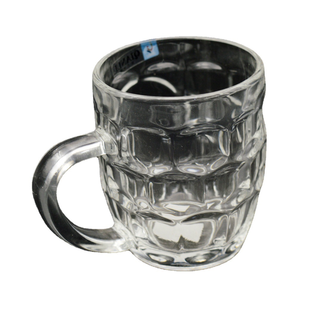 [Factory spot] Summer draft beer pineapple Cup with handle transparent glass cup tea cup thickened beer cup