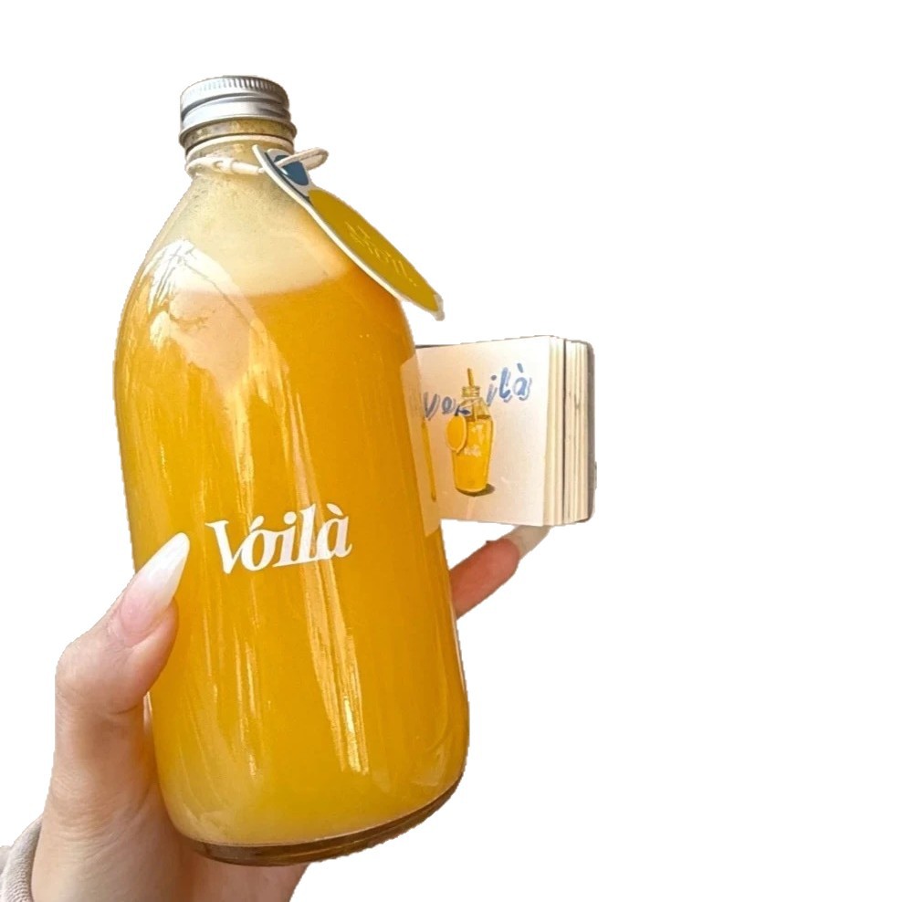 Cold Brew Coffee Glass Bottled Beverage Empty Bottle Juice Bottle Ice Drip Salt Water Tea Bottle Milk Tea Juice Sealed Bottle