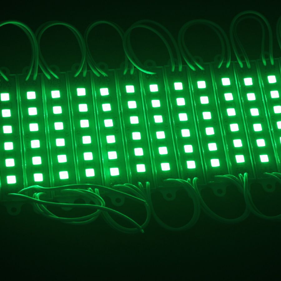 LED advertising module 6 lights 5054 waterproof module led waterproof module injection molding module highlight module