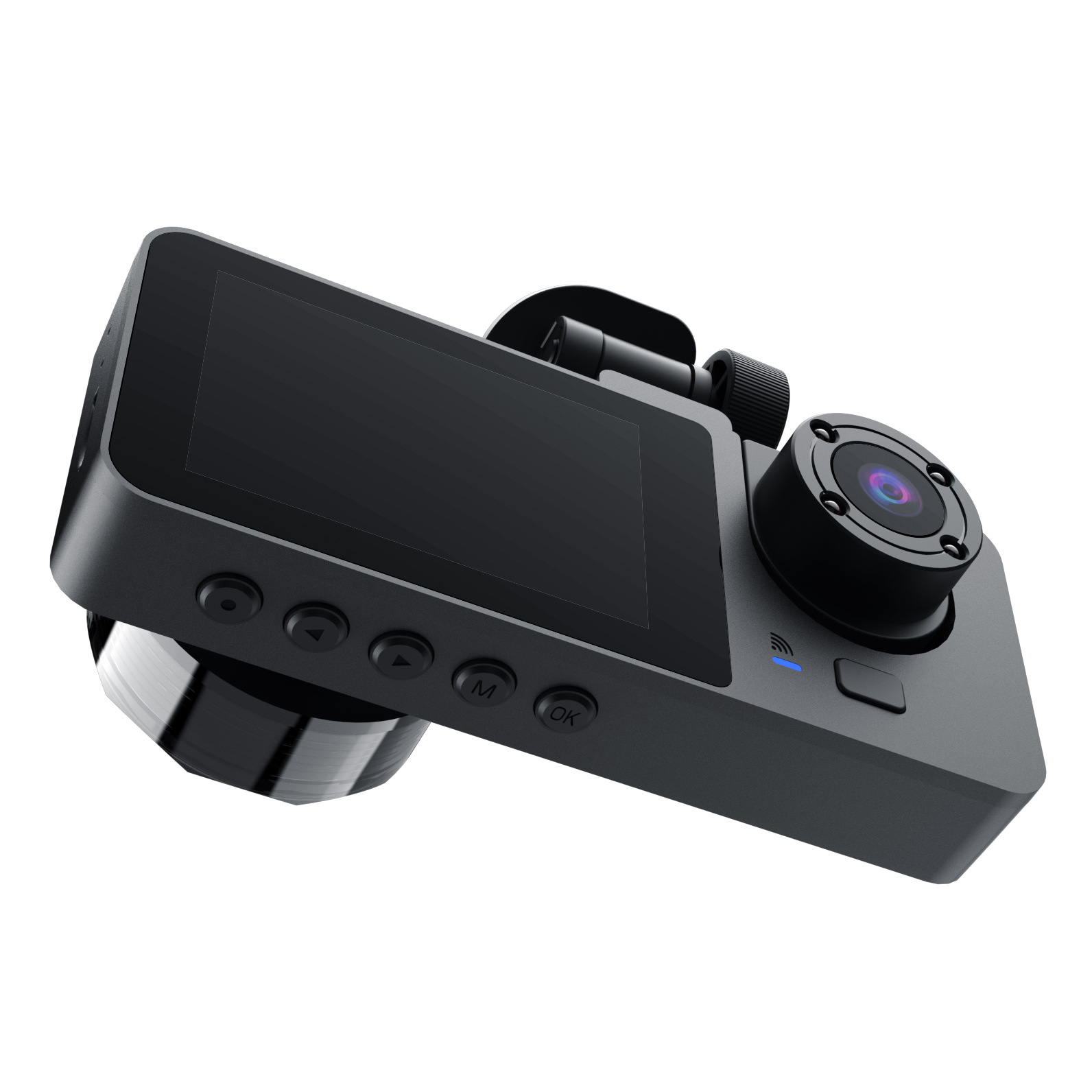 Car 3 camera three recording three lens driving recorder 3 dvr HD night vision 1080 with reversing image