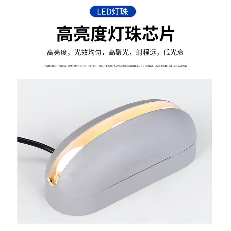 Led Outdoor Waterproof Window Sill Lamp Hotel Aisle Corridor 360-Degree Luminous Ray Lamp Ktv Bar Creative Wall Lamp