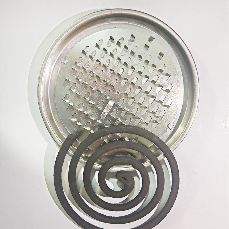 Factory direct supply mosquito coil ash plate iron mosquito coil serrated mosquito coil tray safety mosquito coil chassis in stock batch