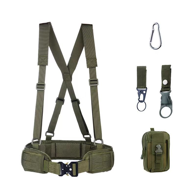Cross-border Explosions Outdoor molle Tactical Waist Seal Real Person CS Outdoor Training Tactical Belt Cobra Belt