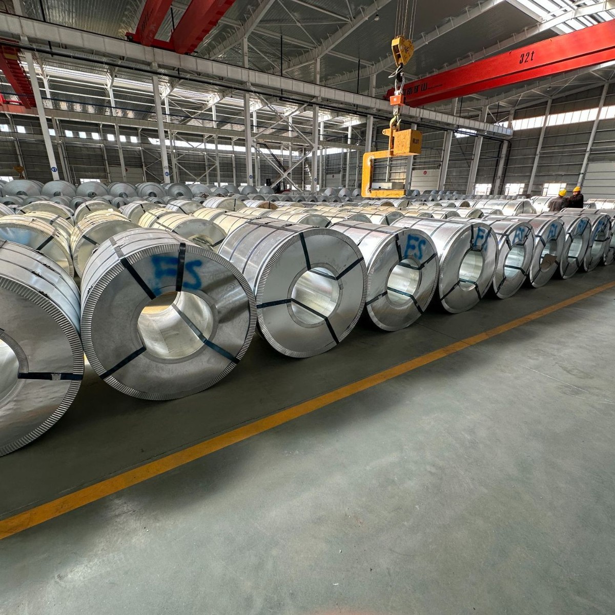Tianjin G550 Aluminum-Zinc Plated Steel Strip C-Shaped Steel Cable S350Gd 275 Grams High-Strength Zinc Aluminum-Magnesium Steel Strip