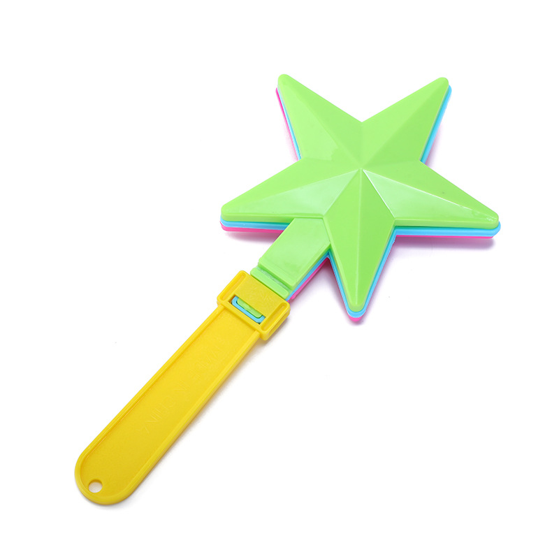 New Five-Pointed Star Clapper, Clapping Device, Clapping Device, Cheering Props, Performance Props, Hand Clapping Device, Concert