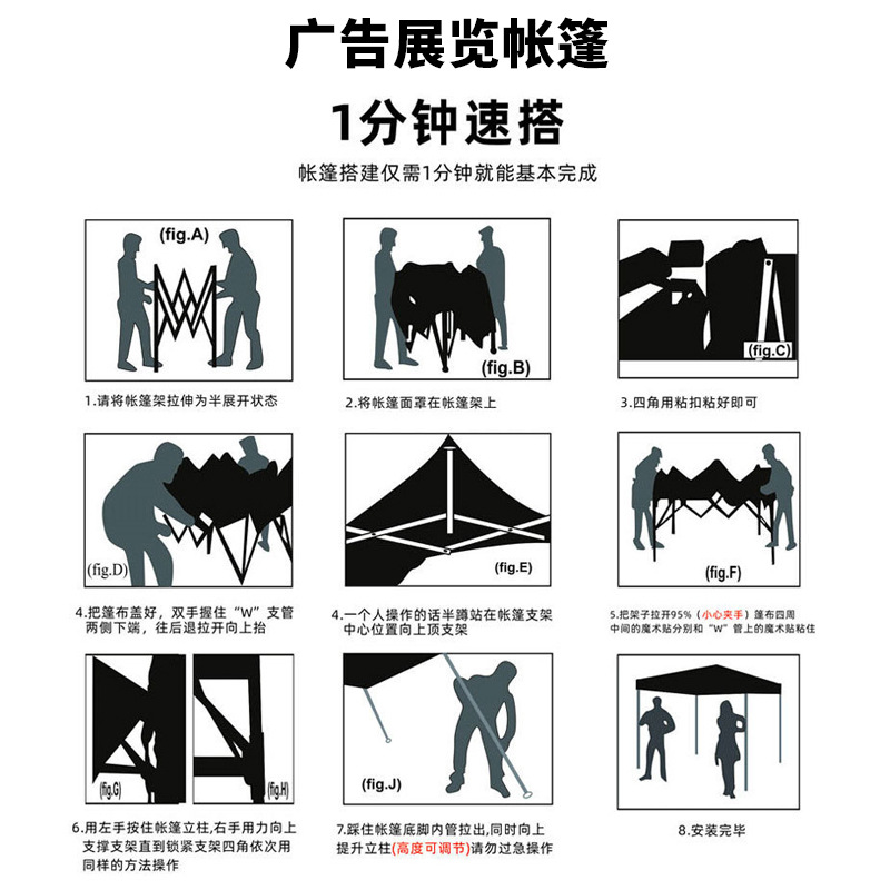 Cross-Border Outdoor Tent Customization 3X 3.4m mm Aluminum Alloy Frame Vegetable Fair Exhibition Tent Customization