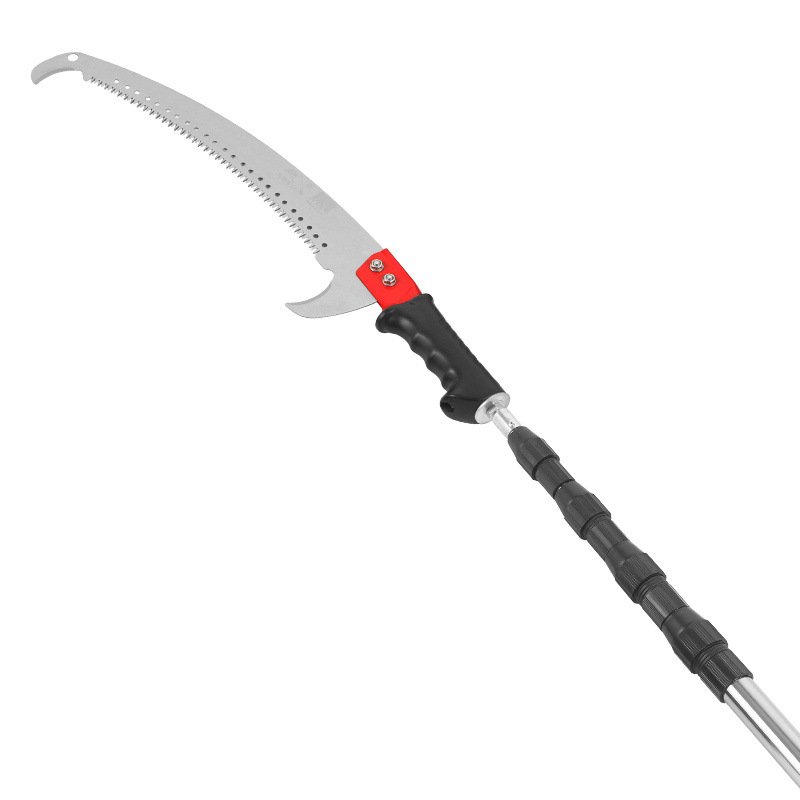 High-altitude saw double lock rod manual saw fishing 6 meters high branch saw telescopic rod household pruning branches toon sophora japonica rod