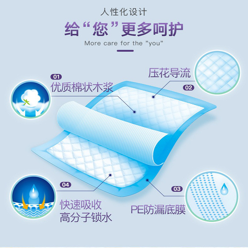 Adult Care Pad Transparent 60X90 Disposable Diaper Pad for the Elderly Diaper Maternity Pad 10 Pieces