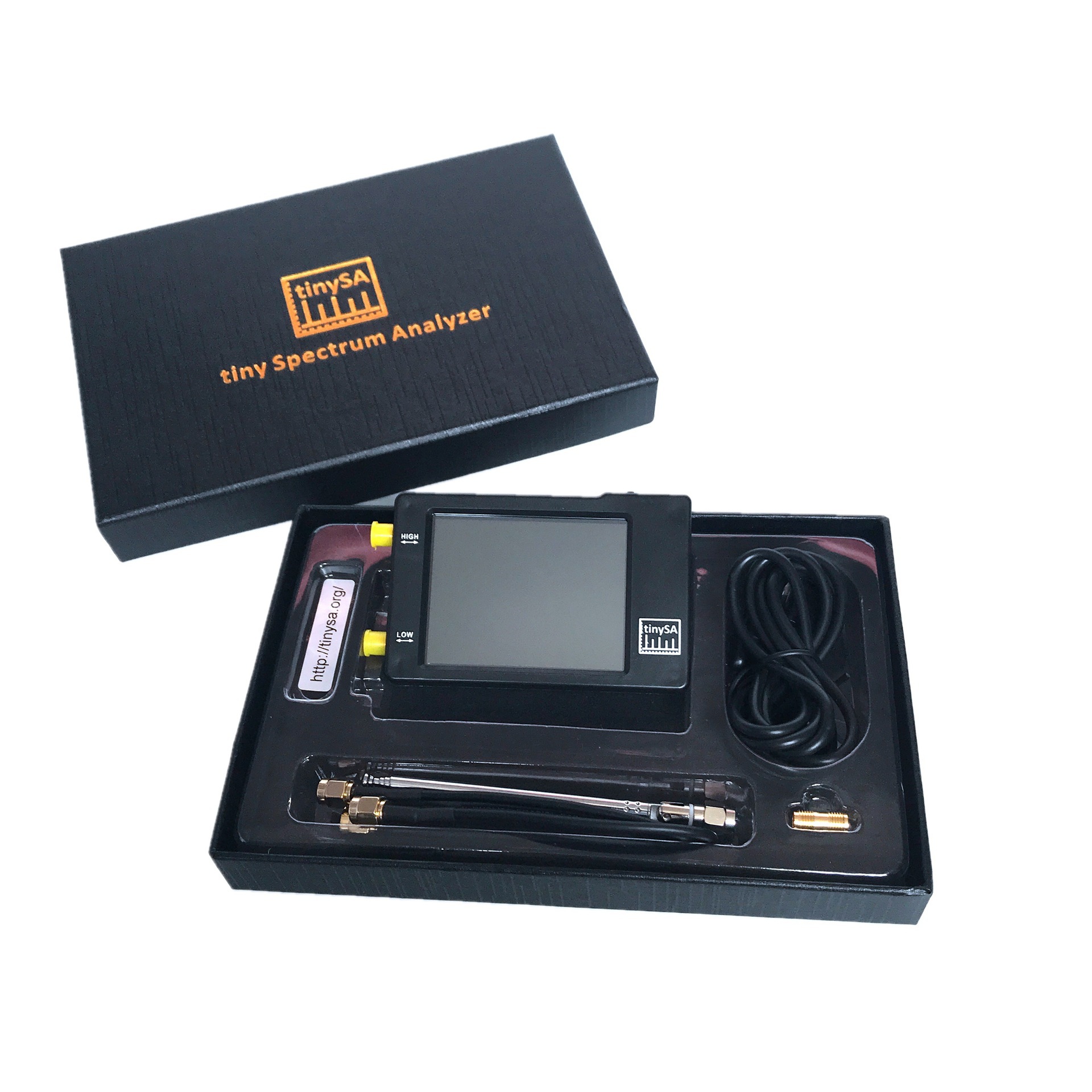 In stock tinySA handheld Spectrum analyzer 2.8 "touch screen tiny Spectrum analyzer