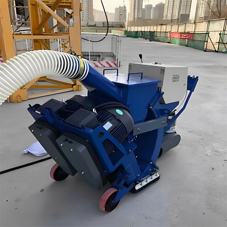 Road Surface Polishing Machine, Small Hand-Pushed Bridge Deck Polishing Equipment, Polishing Wheel, Steel Sand, Steel Plate Rust Removal Polishing Machine