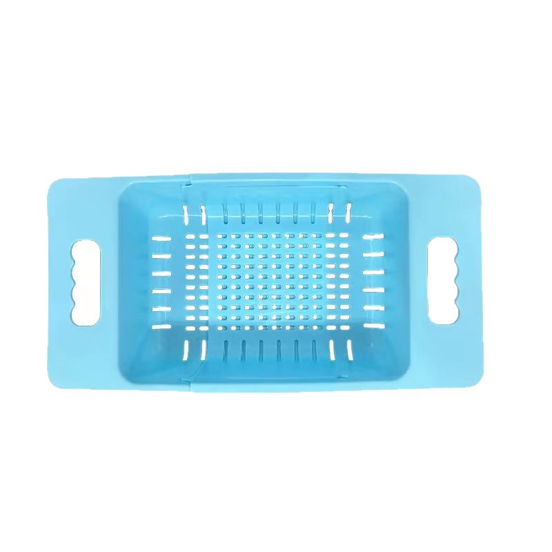 Pull-out Vegetable Washing Rack Drain Storage Bowl Rack Adjustable Size Drain Basket Multi-purpose Drain Basket Patent