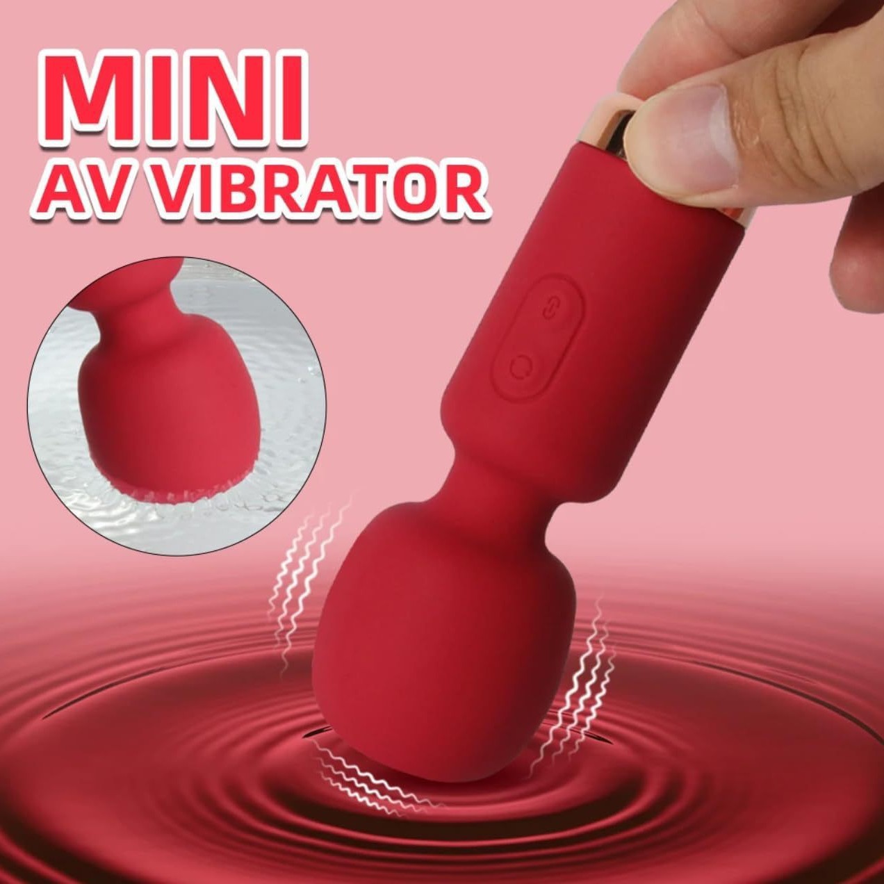 Cross-Border Adult Toys Mini Av Stick Vibrating Clitoral Orgasm Mini Body Ricochet Artifact Massage Stick