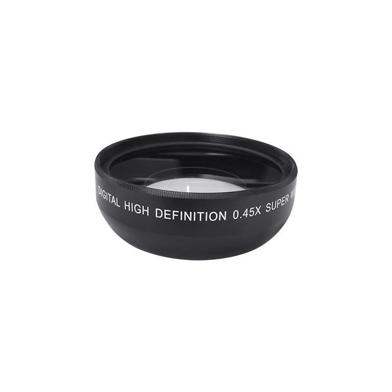 0.45X52Mm Wide-Angle Digital Camera Additional Lens, Universal for Mirrorless Cameras, Two-In-One Camera, Ultra-Wide-Angle