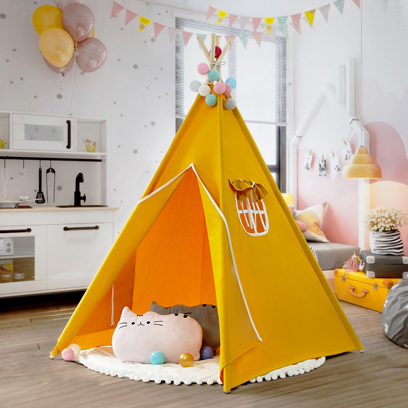 Manufacturer Processes and Produces Children's Indian-Style Tents for Children's Reading Corners, Children's Room Decoration, and Photography Props