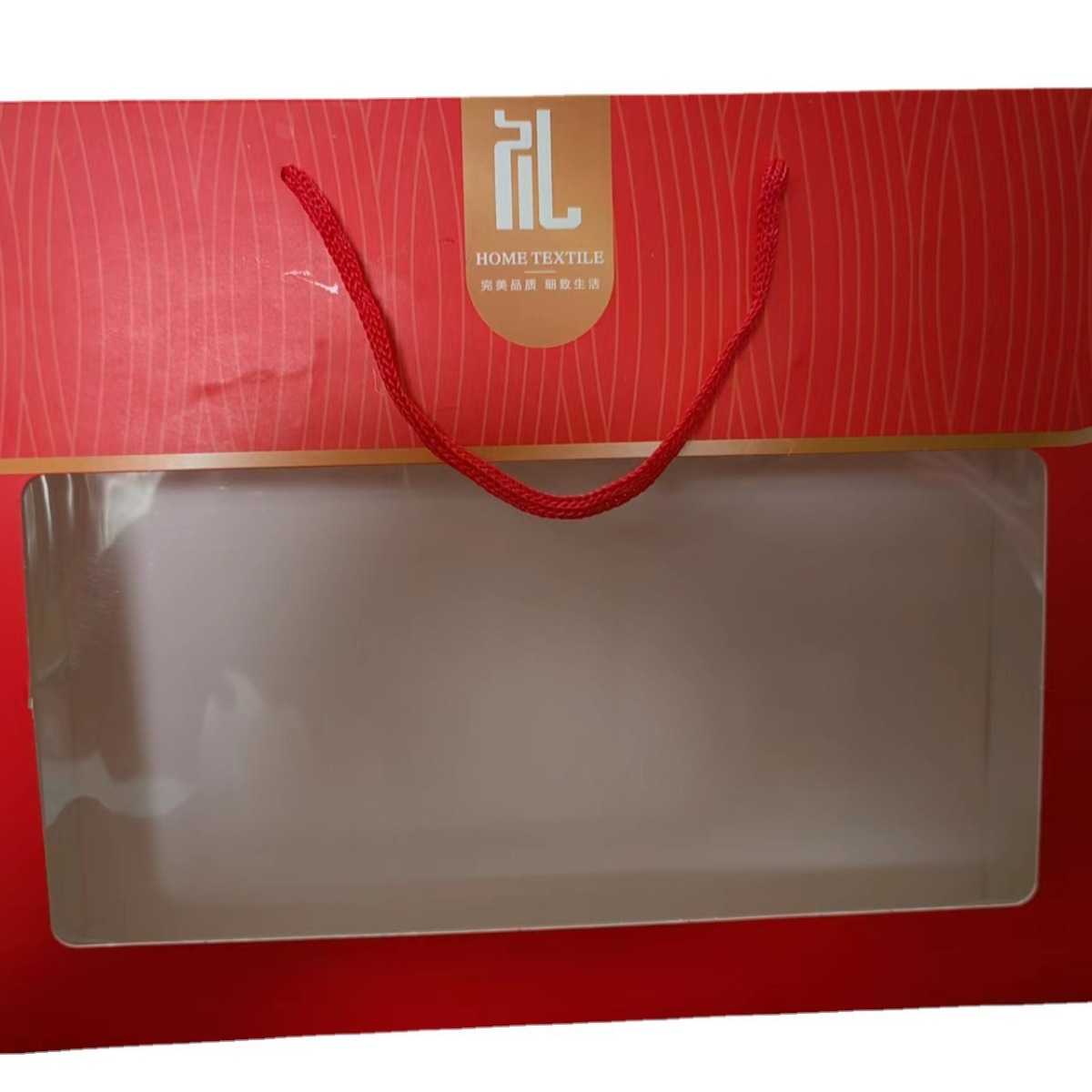 Streamlined and beautiful two towel carton bag hand gift packaging box wholesale specifications a variety of colors can be selected