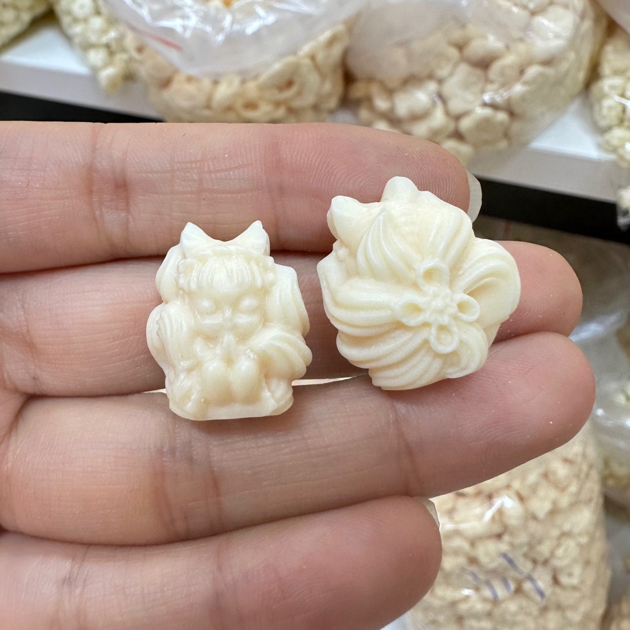 New Ivory Fruit Nine-tailed Fox DIY Wen Play Buddha Bead Jewelry Accessories Accessories Bead Handmade Woven Bracelet