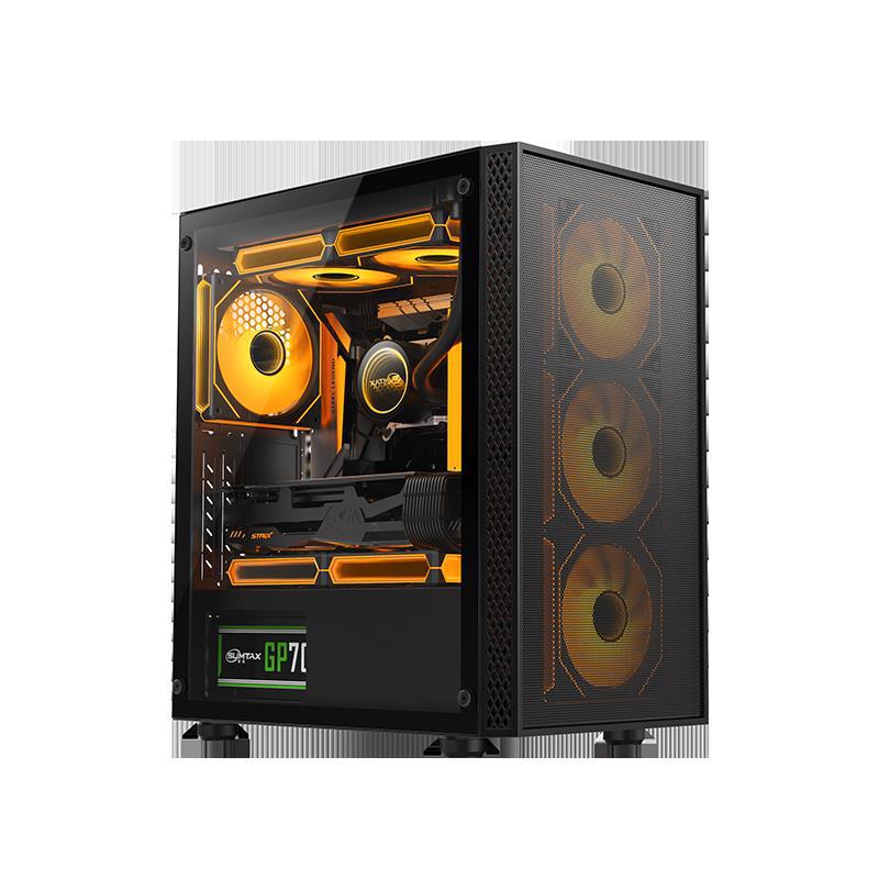 /Beta No.3 Computer Chassis Desktop Full Side Game Water Cooling M-ATX Board Back Line Chassis