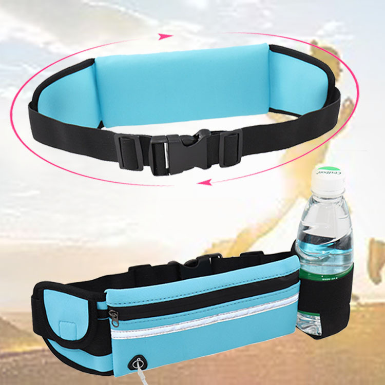 Creative Sports Leisure Waist Bag Waterproof Shockproof Personal Mobile Phone Bag Outdoor Riding Running Must Bring Magic Water Kettle Bag