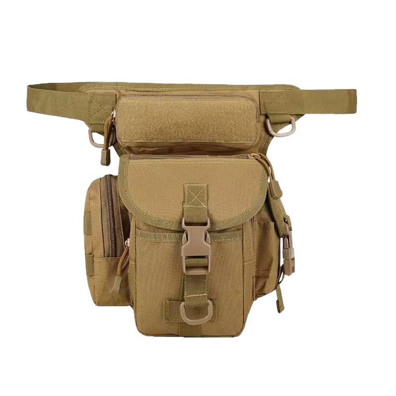 Military Fan Tactical Leg Bag Men's Multi-Functional Leg Hanging Outdoor Field Special Forces Cycling Motorcycle Leggings Bag Sports Waist Bag