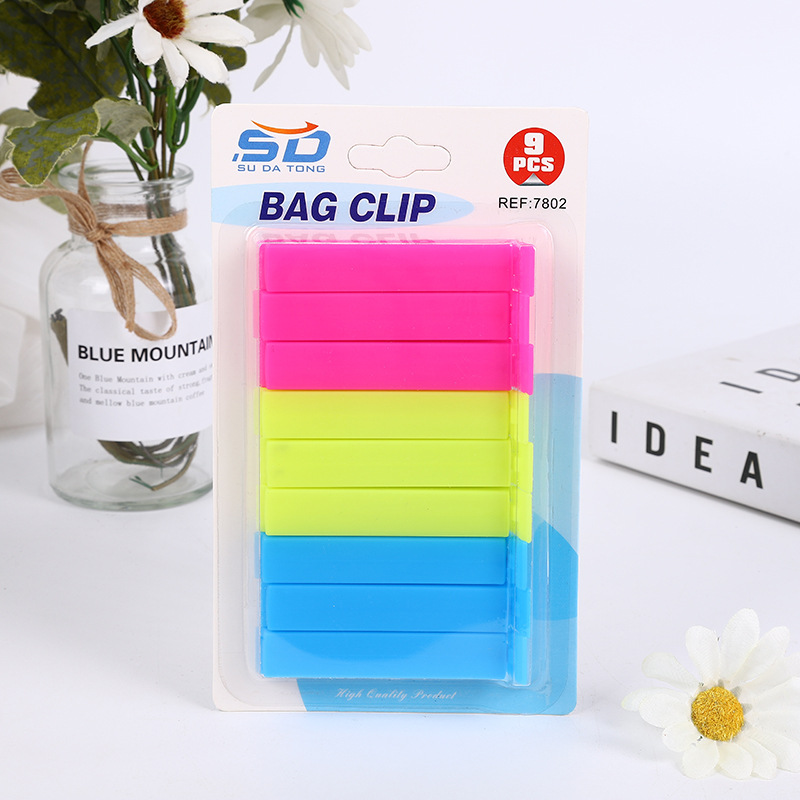 Japanese-style plastic bag sealing clip food tea sealing clip fresh snack bag moisture-proof sealing clip wholesale can be set