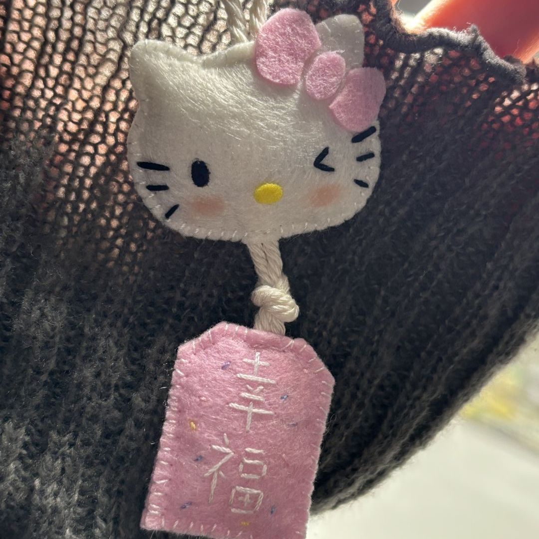 Kt Cat Yushou Non-woven Material Bag Good Luck Handmade High-value Creative Bag Decoration Gift for Friends