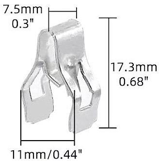 Зажим для фиксации центральной консоли приборной панели, подходит для автомобилей Volkswagen, Ford, Mazda, железная пряжка, детали штамповки