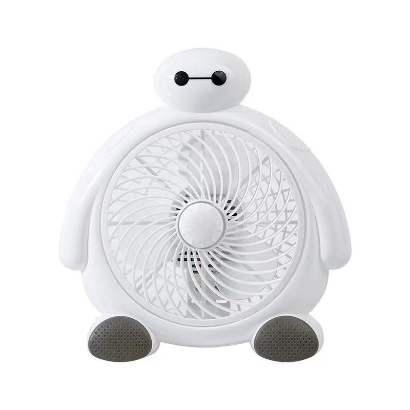 Cartoon Electric Fan Student Dormitory Bed Small Fan Mini Office Desktop Desktop Bedside Clip Fan Home
