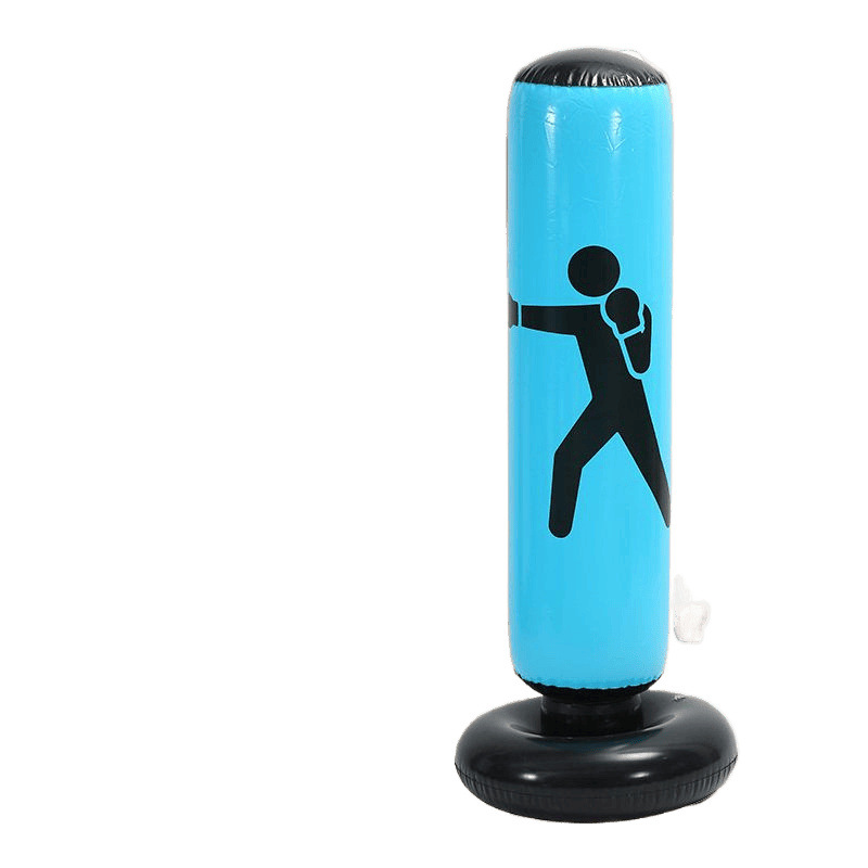 Sandbag Tumbler Decompression Sandbag Adult Home Boxing Training Equipment Kidsren's Fitness Inflatable Boxing Column Vertical