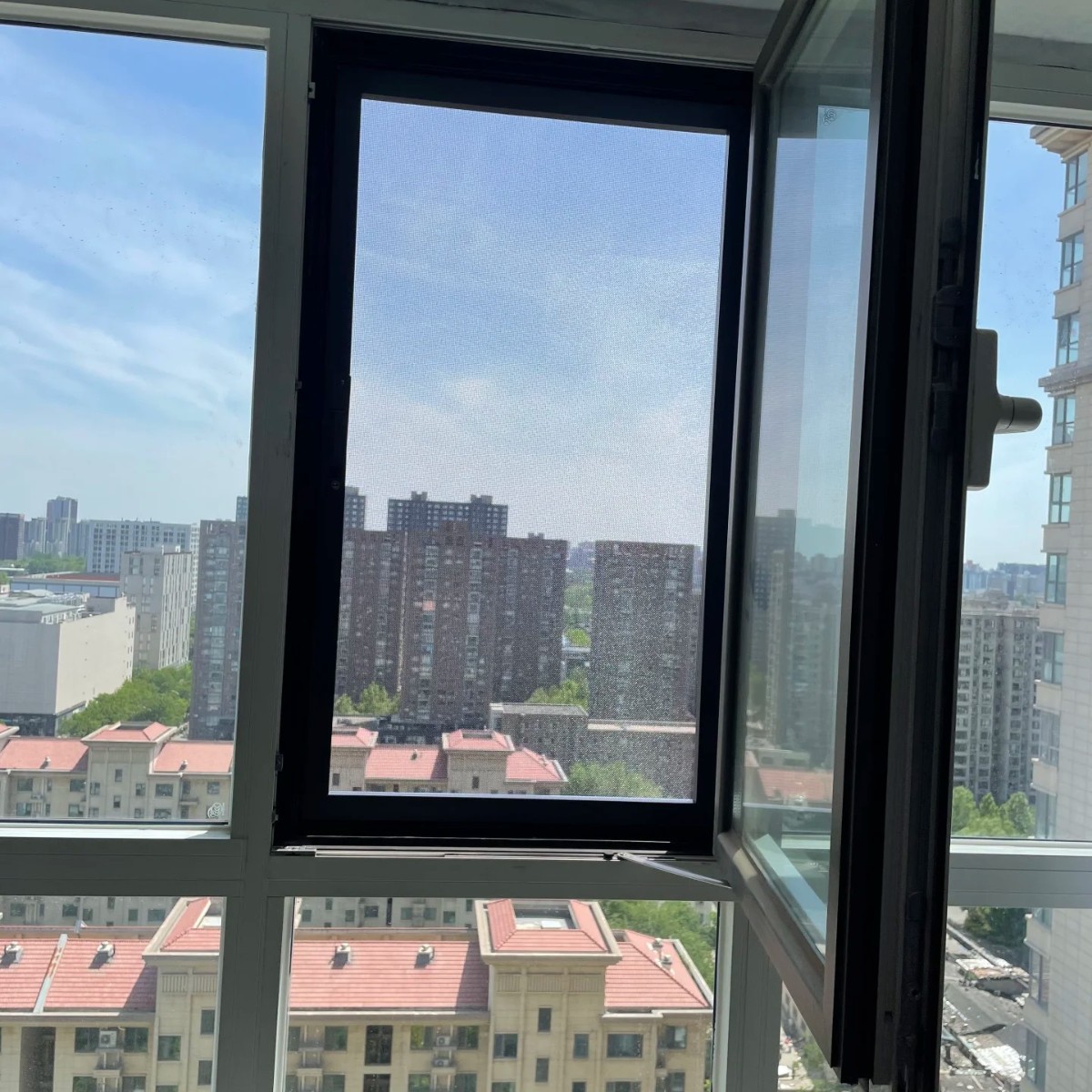 High-Definition, High-Transparency, Densely Woven, Highly Elastic Mosquito Net Door Screen for Home Use, Self-Installation Stainless Steel