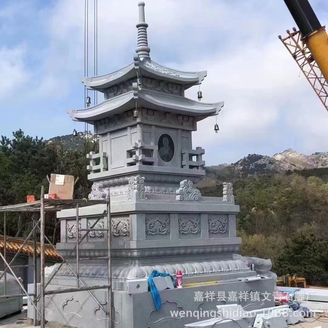 Многоуровневая пагода из голубого камня для улицы