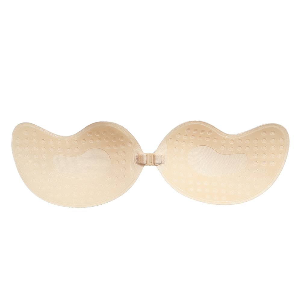 Summer thin cloth cover large cover underwear small chest summer breast patch Cup gathered invisible breathable sweat-proof mango-shaped chest patch