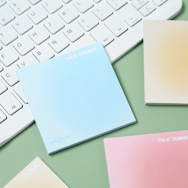 Super Sticky Colorful Macaron Sticky Notes Customized Student Creative Tearable Note Paper Message Stickers Office N Times Stickers