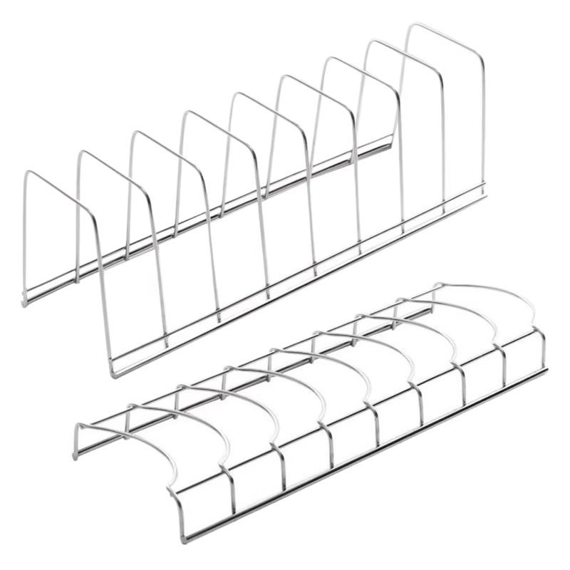 Stainless Steel Dishes Storage Artifact Plate Desktop Drain Rack Kitchen Storage Rack Dish Rack Dish Storage Bracket