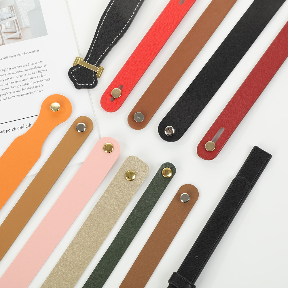 Pu Leather Luggage Handle Customization Gift Box Leather Handle Double-Sided Leather Handle Electrical Appliance Leather Handle Accessories