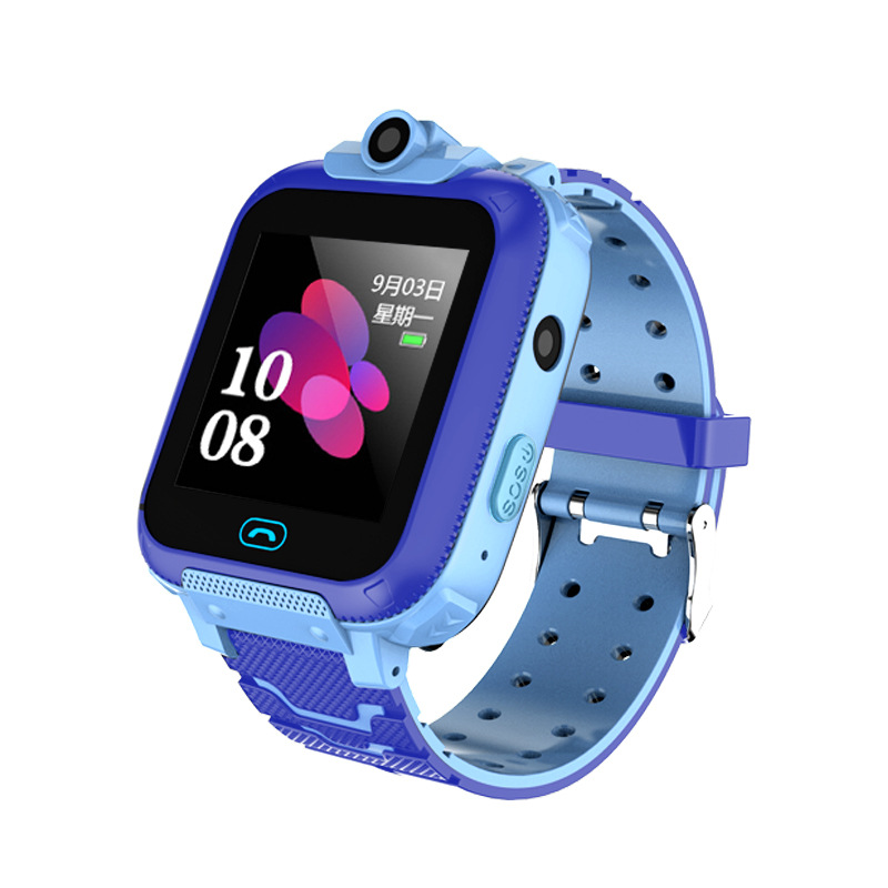Children's Smart Positioning Phone Watch [Wholesale] Cross-Border Foreign Trade English Foreign Languages Popular Magnetic Charging Waterproof