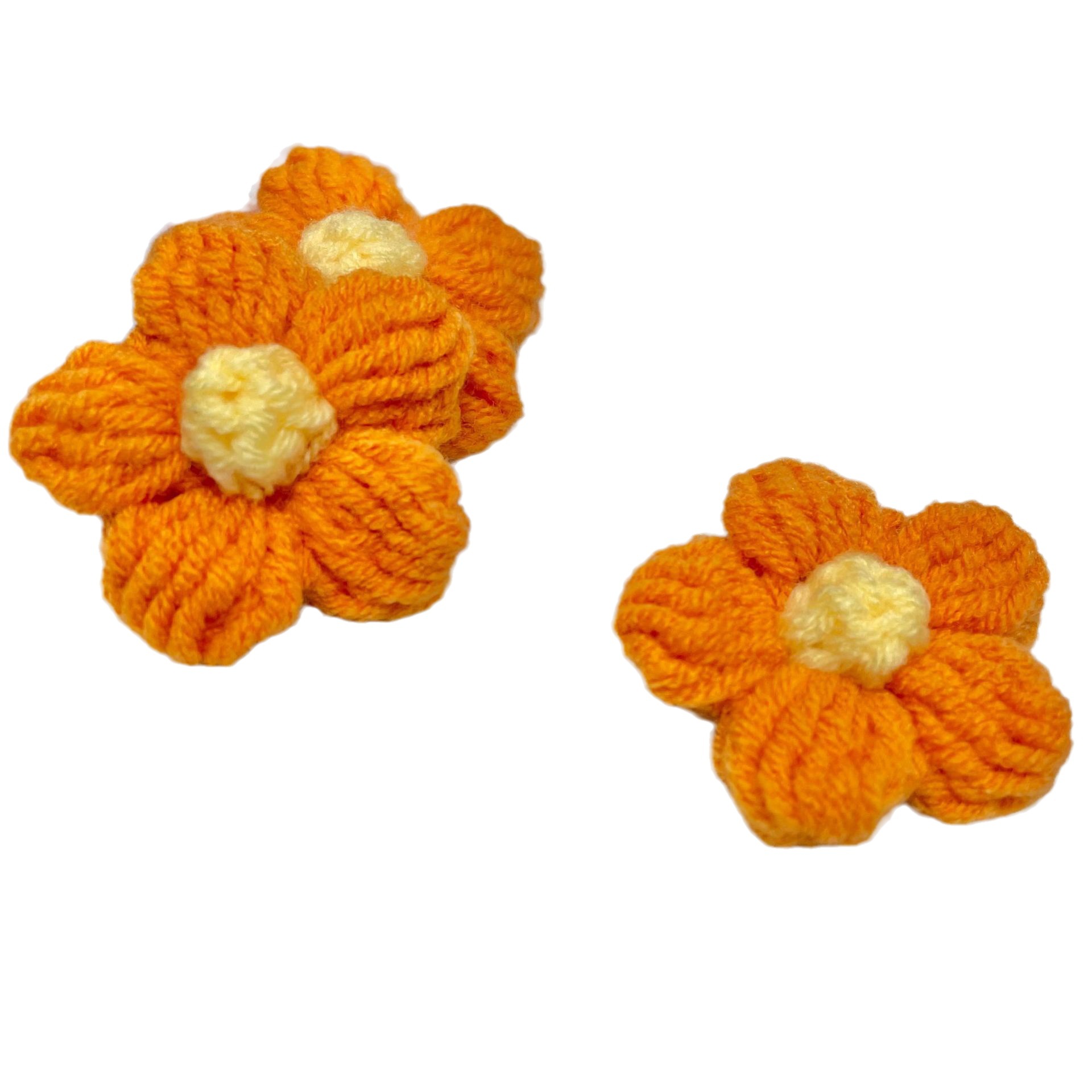 diy accessories wool flower handmade hook crochet woven milk cotton wool puff flower clothing accessories