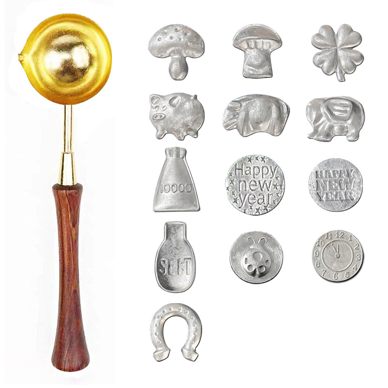 Tin-Bismuth Alloy Parts Low Melting Point Alloy Castings Tin-Bismuth Alloy Fusible Alloy Four-Leaf Clover Happy New Year Piglet, Etc