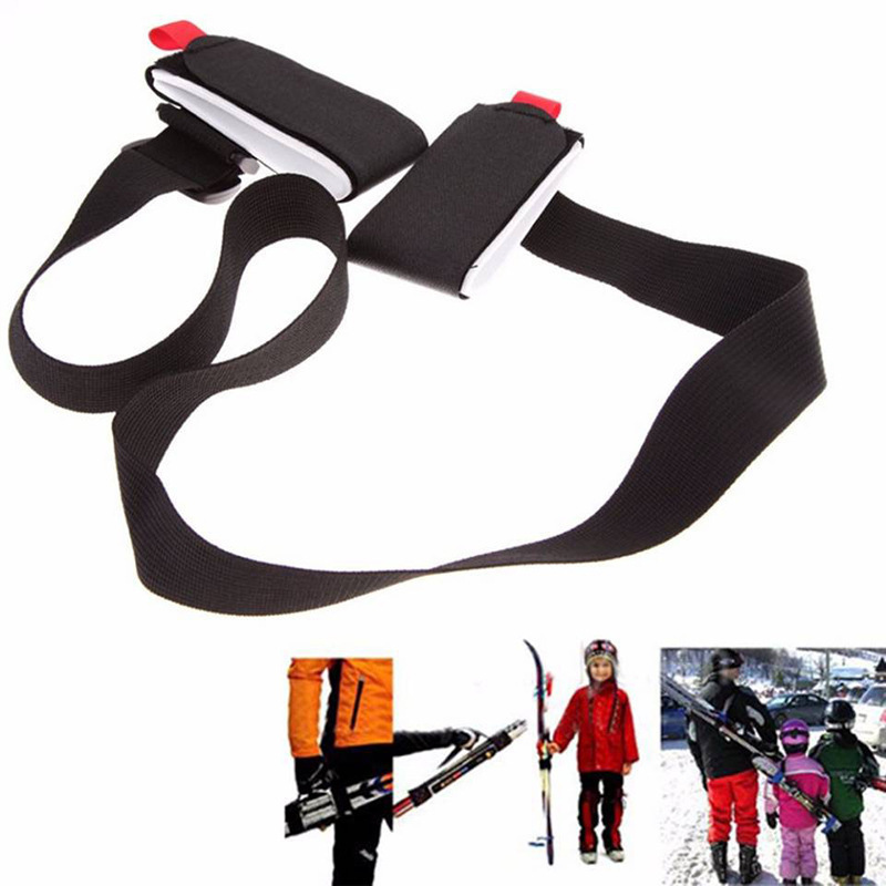 Cross-border in stock ski strap portable double-board snowboard fixed strap Sled strap adjustable sled strap