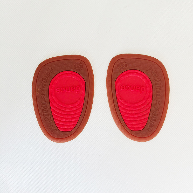 Qingdao Dance Shoes with Injection-Molded Soles, Forefoot and Heel Made of Large Transparent Rubber Leather, Customizable and Available for Wholesale
