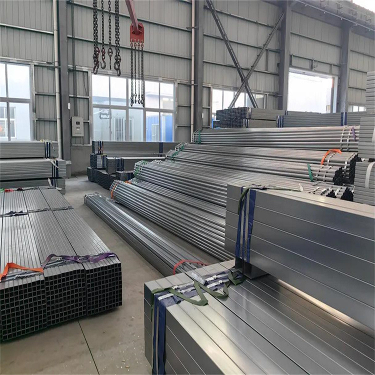 Spot Supply of Zinc-Aluminum-Magnesium Square Tube Rectangular Tube Square Hollow 40*80 Material S350 Thick Wall Galvanized