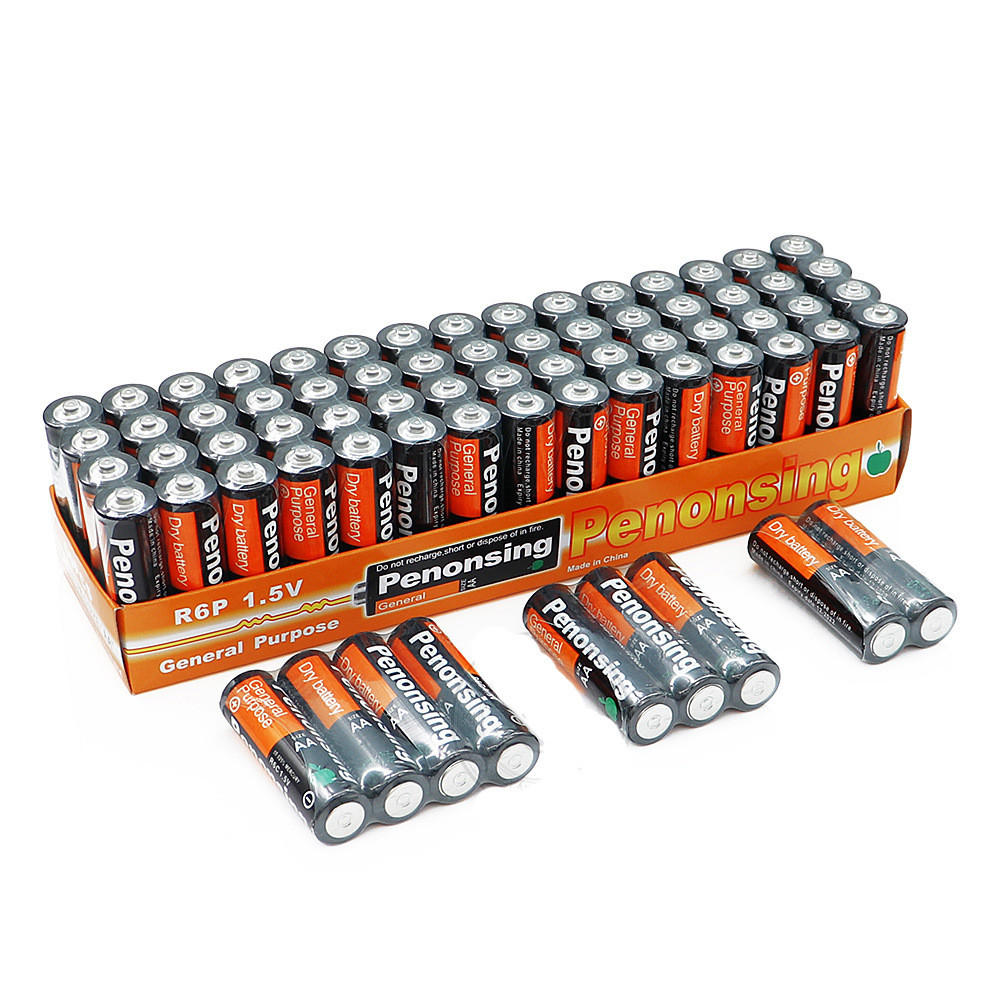 High Capacity No.5 No.7 AA Battery No.7 No.5 Carbon Battery No.5 aa Remote Control Flipchart Toy Dry Battery