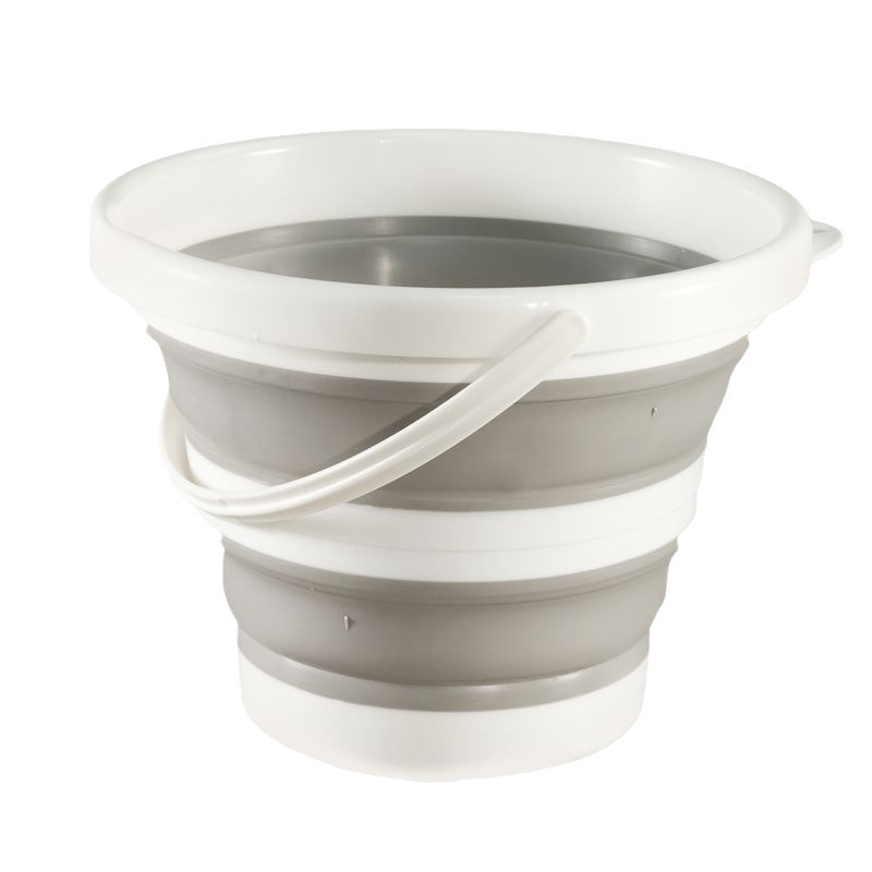 Folding Bucket Portable Silicone Plastic Bucket Outdoor Folding Bucket Car Wash Portable Fishing Bucket in Stock