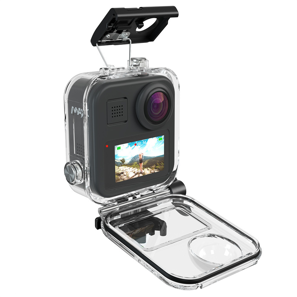 Gopro Max Waterproof Shell Panoramic Action Camera Frame Underwater Protective Cover Diving Accessories Anti-Fall Special